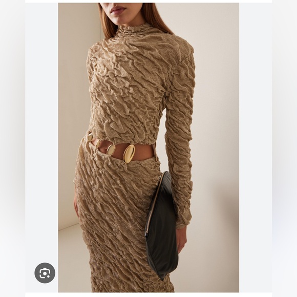 Simkhai Karissa metallic gown - NWT- size small - Picture 10 of 16